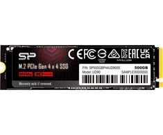 SILIKONIO MAITINIMO KOMPIUTERIS &amp; COMMUNICAT SILICON POWER M.2 2280 PCIe 500 GB SSD UD90