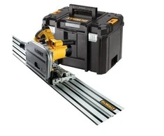 DEWALT diskinis pjūklas – 1300 W 165 mm DWS520KTR + 1,5 m bėgelis TSTAK