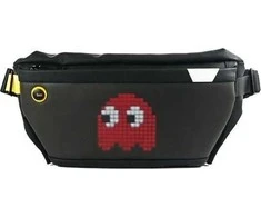Divoom Pixoo Sling Bag Premium Laikapstākļu izturīga soma ar Led Pixel Art Displeju &amp; App vadību Melna