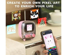 Divoom Divoom Tivoo 2 Rožinė Pixel art BT garsiakalbis