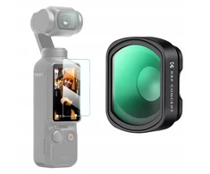 DJI Osmo Pocket 3 / 4 / Kf filtras, makro objektyvo 10x sumažinimas, 2in1 filtras