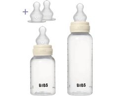 DKD Home Decor BIBS 50181216 Rinkinys butelių silikonowych 150 ML/270 ML dramblio kaulo (BIB000007)