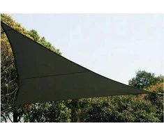 DLGTP trikampio atspalvio burė CURACAO, 3 x 3 x 3 m, poliesteris, pilka