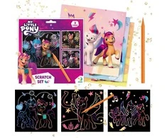 Dodo ZDRAPKA ARTYSTYCZNA MY LITTLE PONY Rinkinys DO MALOWANIA METODĄ SCRATCH