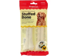 Dogman vištiena stuffed bone 2-p M