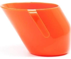 Doidy Cup 050 ORANŽINĖS SPALVOS PUODELIS - ORANŽINIS