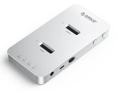 Doko stotelė Orico Klonująca dyski, 2x M.2 NVMe/SATA, USB-C 20Gbps (M220-C-EU-SV-BP)