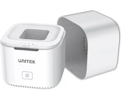 UNITEK SyncStation M.2 USB-C prie PCIe / NVMe M.2 SSD dviejų skyrių prijungimo stotis su neprisijungus veikiančiu klonu S1207A