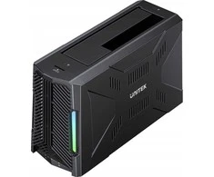 Unitek Doko stotelė, 1x dysk M.2 NVMe, 1x dysk SATA, USB-C 10 Gbps