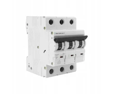 Doktorvolt Automatinis saugiklis S, 3 fazių, B32 (B 32A), 3 polių, 3P (400 V AC), 3 modulių, 10 kA, VDE