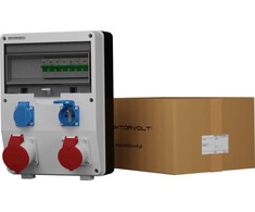 Doktorvolt ECO-S* pastato paskirstymo skydas 32A 16A 2x230V Bals 2664 lizdai