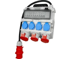 DV-7273-D Statybinė skirstomoji įranga TR-S 32A 2x16A 4x230V Schuko Doktorvolt 7273