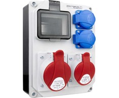 Doktorvolt Statybinė skirstomoji įranga HL 32A 16A 2x230V (5330)