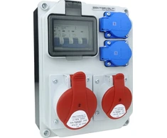 DV-5361-D Ginkluoti konstrukciniai skirstomieji įrenginiai HL-S 32A 16A 2x230V Schuko Doktorvolt 5361