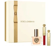 Dolce&amp;Gabbana Devotion rinkinys parfuminio vandens purškiklis 30 ml + tušas 4 ml + lūpų dažai 5 ml