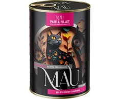 MAU Pate and Fillet Sterilised Goose with rabbit and raspberries - wet cat food - 400g