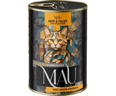 Dolina Noteci MAU Pate and Fillet kalakutiena with peanut butter – šlapias kačių maistas – 400g
