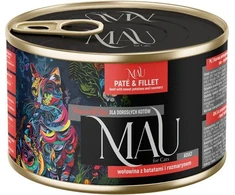 MAU Pate and Fillet jautiena with sweet potatoes and rosemary - wet cat food - 185g