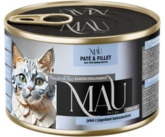 Dolina Noteci MAU Pate and Fillet Sterilised Deer with haskap berries – šlapias kačių maistas – 185g