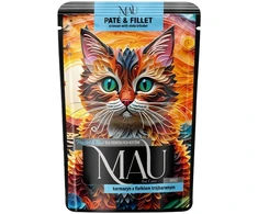 Dolina Noteci MAU Pate and Fillet Crimson with pansy – šlapias kačių maistas – 85g