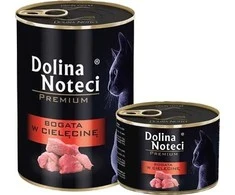 Dolina Noteci Premium turtingas veršiena - šlapias kačių maistas - 400g