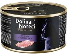 DOLINA NOTECI Premium klasės šlapias kačių ėdalas su triušiena – 185 g