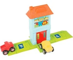 DOLU FP mini kelių kompleksas su 2 automobiliais 1824 18243
