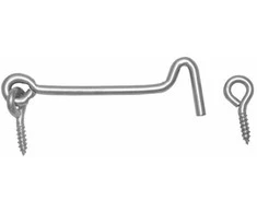 Kabliukas Domax 8873 K-100 201, sidabro, 100 mm x 17 mm
