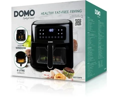 Gruzdintuvė beztłuszczowa Domo DOMO DO1134FR Gruzdintuvė beztłuszczowa 1500W, 6 L, juoda