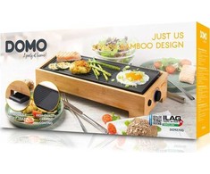 DOMO DO9270G Plancha kepsninė, bambuko stiliaus, „Just us“
