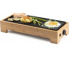 DOMO DO9270G Plancha kepsninė, bambuko stiliaus, „Just us“