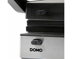 Vaflinė DOMO DO9287G juodos spalvos 166 W elektrinė ištraukiama kepsninė + vaflių keptuvė
