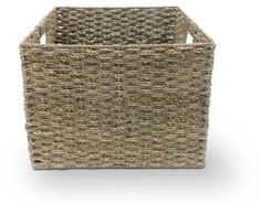 Domoletti BASKET 40X40X30CM METAL/SEAGRASS
