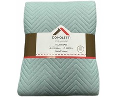 Domoletti BEDSPREAD MICRO 160X220 CM HERRING AQUA