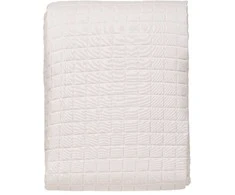 Domoletti BEDSPREAD MICRO 160X220 CM SQUARES BEIGE