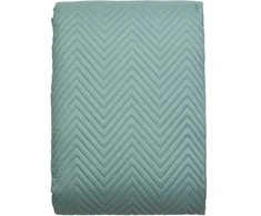 Domoletti BEDSPREAD MICRO 220X220 CM HERRING AQUA