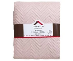 Domoletti BEDSPREAD MICRO 220X220 CM HERRING Rožinis