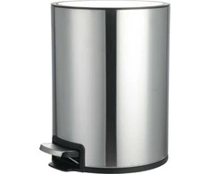 Domoletti BIN ROUND WITH PEDAL T-Y24706SS 6L SATIN