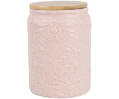Domoletti CANIST BAMB LID Rožinis 10.7X16.2CM 1100ML