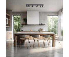 Lubinis šviestuvas Domoletti CEILING LIGHT ALVEO 6XGU10 ML0297 Juodas