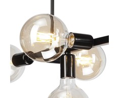 Lubinis šviestuvas Domoletti CEILING LIGHT ANARI LM-8.146 8XE27 Juodas