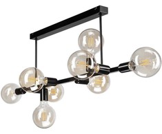 Lubinis šviestuvas Domoletti CEILING LIGHT ANARI LM-8.146 8XE27 Juodas