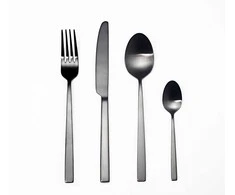 Domoletti CUTLERY SET 16PCS LMF00328-16B Juodas