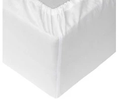 Domoletti FITTED SHEET COTTON 200X200+25 Baltas