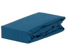 Domoletti FITTED SHEET SATEEN 140X200+25 NAVY