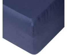 Domoletti FITTED SHEET SATEEN 180X200+25 NAVY