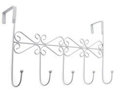 Domoletti HANGER 5 HOOKS D5 2-C1039.17 Baltas