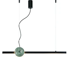 Viokef 24W LED pakabinamas šviestuvas ANAIS, juodos/žalios sp., 3000K, 4300900