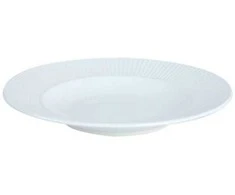 Domoletti LĖKŠTĖ VERTIKALIOS LINIJOS BALTA 22CM