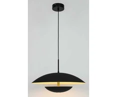 Domoletti PAKABINAMAS ŠVIESTUVAS AURAS 2XE14 D40CM Juodas